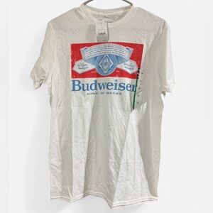 Size XXL Budweiser Red and Blue Graphic Tee